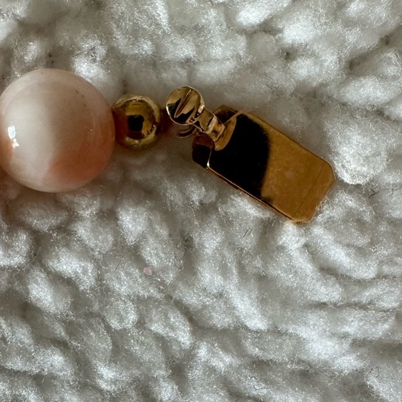 14K Gold Filled Angel Skin Coral Roses Hand Carved Necklace Museum Quality - Picture 11 of 14